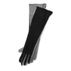Ralph Lauren Lauren Wool-blend Long Tech Gloves Black/grey Heather