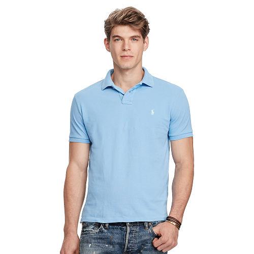 Polo Ralph Lauren Classic Weathered Mesh Polo Nantucket Blue