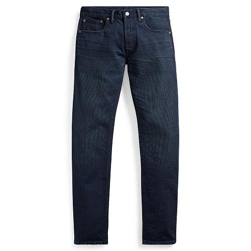 Ralph Lauren Rrl Slim Fit Indigo Corduroy Pant