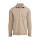Ralph Lauren Custom Fit Long-sleeve Polo Tuscan Sand