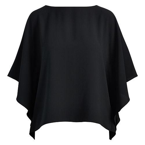 Ralph Lauren Lauren Georgette Poncho Top