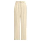 Ralph Lauren Kenley Crepe Wide-leg Pant Sand