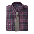 Polo Ralph Lauren Slim-fit Plaid Cotton Shirt 1349 Navy/green
