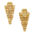 Ralph Lauren Gold-plated Tiered Earrings Gold