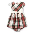 Ralph Lauren Tartan Taffeta Dress & Bloomer Regal Tartan 3m