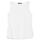 Ralph Lauren Lauren Petite Geometric-embroidered Tank White