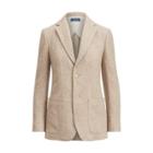 Ralph Lauren Wool-blend Tweed Blazer Soft Tan