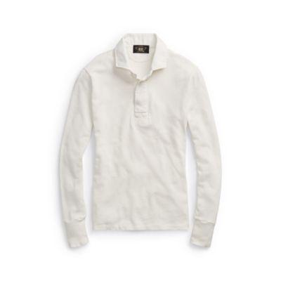 Ralph Lauren Cotton Jersey Rugby White Sand