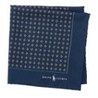 Polo Ralph Lauren Neat Silk Twill Pocket Square Navy
