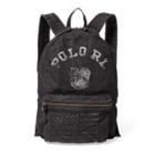 Ralph Lauren Bulldog Denim Backpack Black