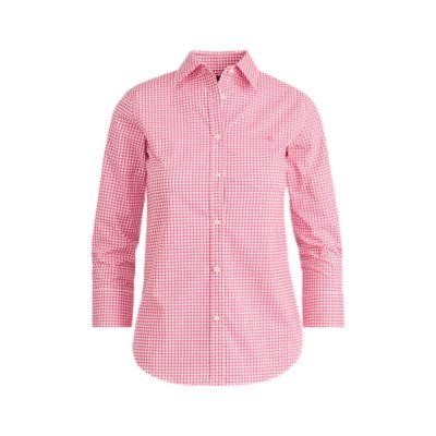 Ralph Lauren Button-down Shirt Ultra Pink/white Lp
