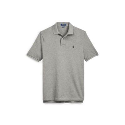 Ralph Lauren Classic Fit Mesh Polo Shirt Canterbury Heather