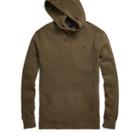 Ralph Lauren Waffle-knit Cotton Hoodie Company Olive