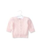 Ralph Lauren Cable-knit Cashmere Cardigan Morning Pink 3m
