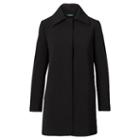 Ralph Lauren Lauren Crepe A-line Coat Black