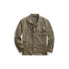 Ralph Lauren Herringbone Overshirt Thermal Green