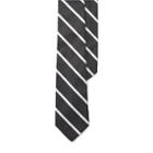 Polo Ralph Lauren Striped Silk Repp Tie Black/white