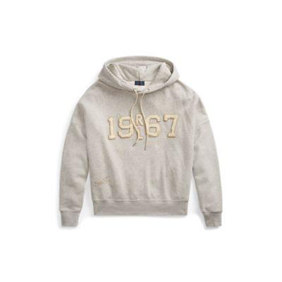 Ralph Lauren Embroidered Fleece Pullover Lt Sport Heather