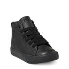 Ralph Lauren Slater Mid-top Sneaker Triple Black