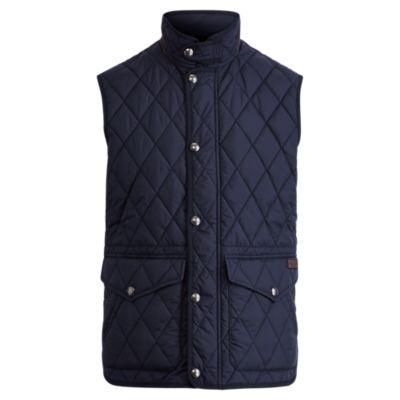 Ralph Lauren The Iconic Quilted Vest College Navy 2x Big