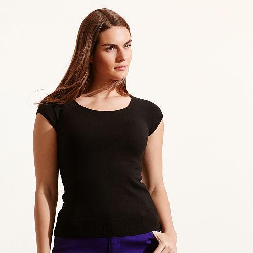 Ralph Lauren Lauren Woman Silk-cotton Sweater Black