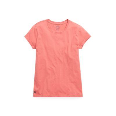 Ralph Lauren Cotton Crewneck T-shirt Sun Red