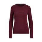 Ralph Lauren Ribbed Stretch Cotton T-shirt Red Sangria/rl Navy Mp