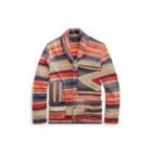 Ralph Lauren Patterned Shawl Cardigan Orange/purple