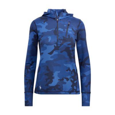 Ralph Lauren Camo-print Hooded Pullover Navy Camo