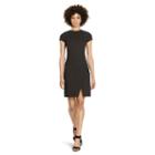 Polo Ralph Lauren Leather-trim Dress Bootblack Heather