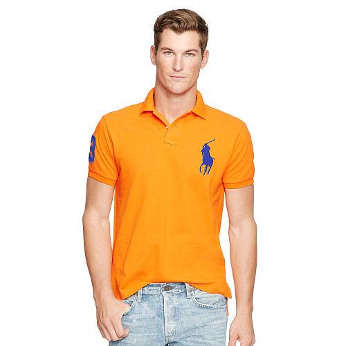 Polo Ralph Lauren Custom-fit Big Pony Polo Sailing Orange