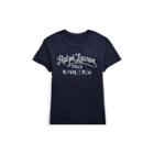 Ralph Lauren Jersey Graphic T-shirt Ink W/ Nevis Prnt Embr