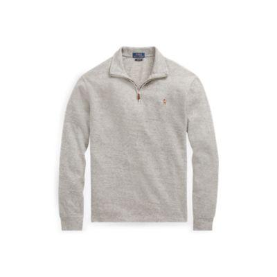 Ralph Lauren Estate-rib Cotton Pullover Dark Vintage Heather