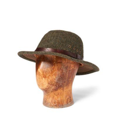 Ralph Lauren Herringbone Fishing Hat Olive Brown