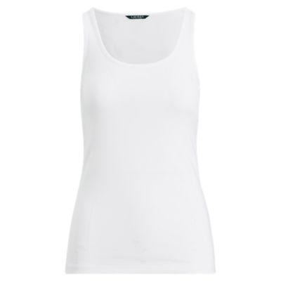 Ralph Lauren Stretch Cotton Tank White