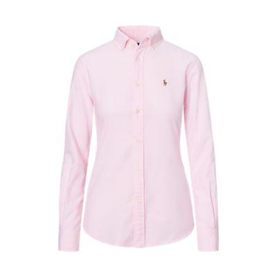 Ralph Lauren Slim Fit Cotton Oxford Shirt Deco Pink