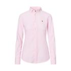 Ralph Lauren Slim Fit Cotton Oxford Shirt Deco Pink