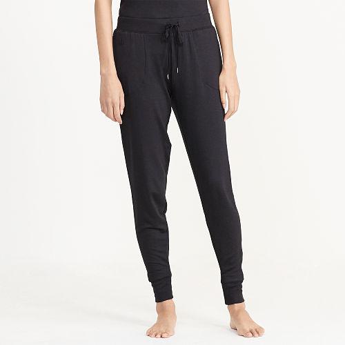 Ralph Lauren Lauren Jersey Jogger Sleep Pant Black