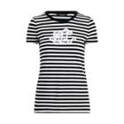 Ralph Lauren Lace-logo T-shirt Polo Black/soft White