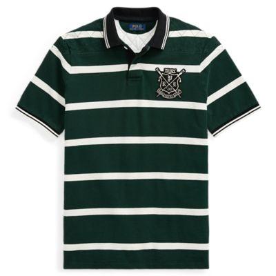 Ralph Lauren Classic Fit Mesh Polo Shirt College Green Multi 2x Big