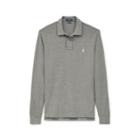 Ralph Lauren Custom Slim Fit Mesh Polo Boulder Grey Heather