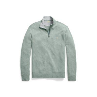 Ralph Lauren Luxury Jersey Pullover Light Teal Heather