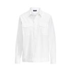 Ralph Lauren Cotton Twill Dolman Shirt White