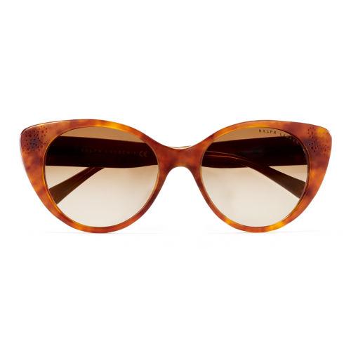 Ralph Lauren Cat Eye Spectator Sunglasses Honey