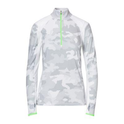 Ralph Lauren Mesh-panel Half-zip Pullover Snow Camo