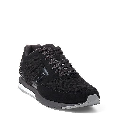 Polo Ralph Lauren Laxman Tech Suede Sneaker Black