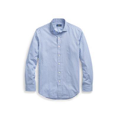 Ralph Lauren Classic Fit Print Cotton Shirt Deco 3x Big