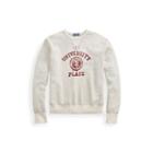 Ralph Lauren Cotton-blend-fleece Sweatshirt Stadium Pepper Heather