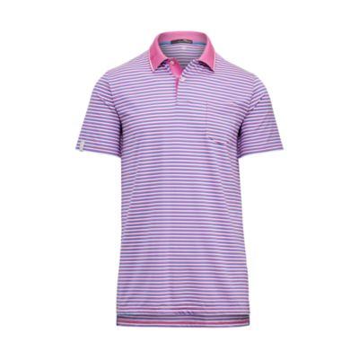 Ralph Lauren Active Fit Performance Polo Pink/maidblue/pure Wht