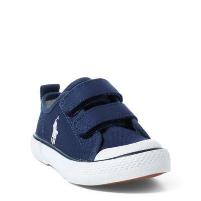 Ralph Lauren Canvas Ez Sneaker Navy/white